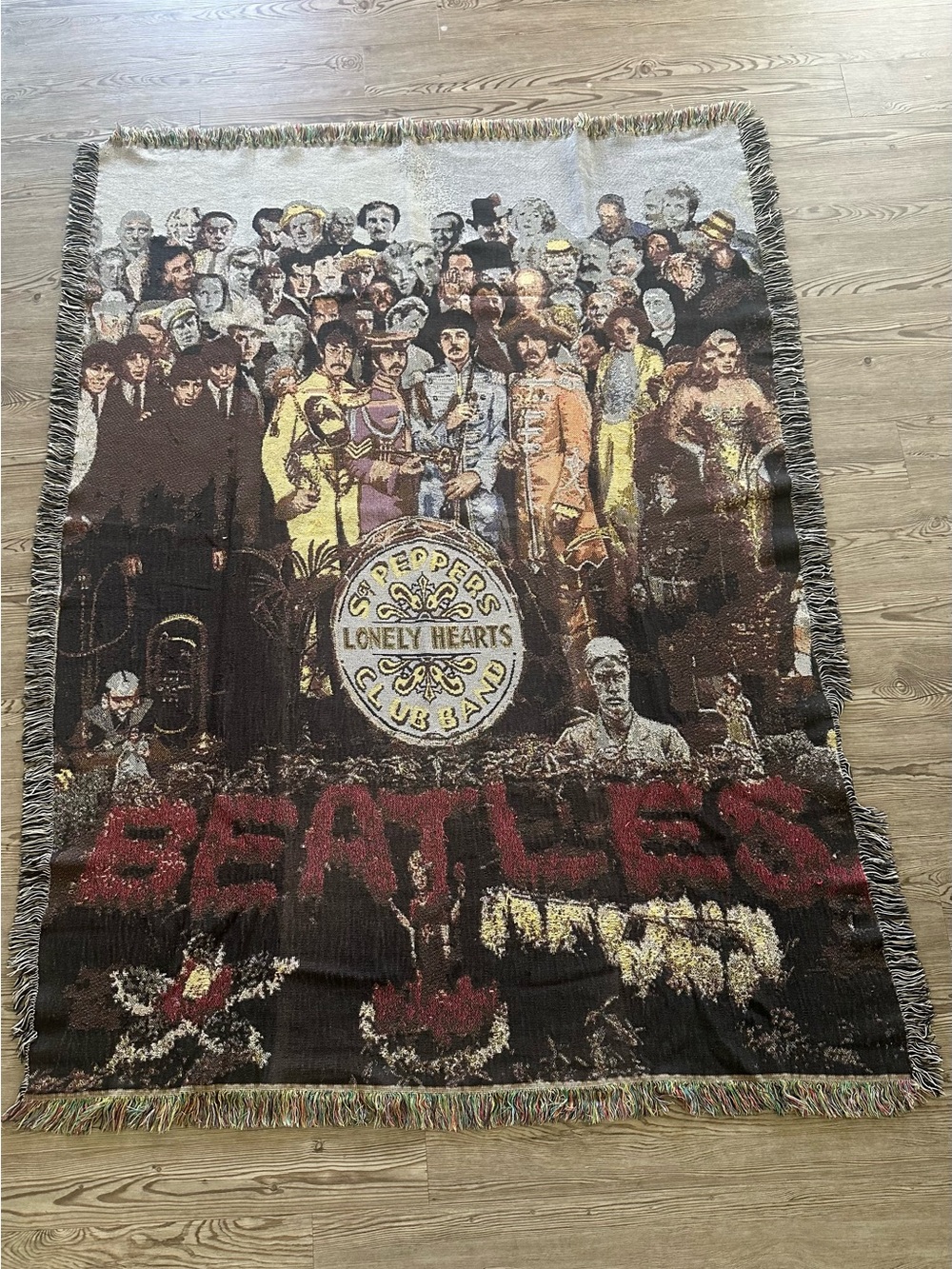 The Beatles Sgt Peppers Lonely Hearts Club Band Afghan